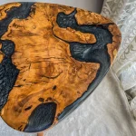 Obsidian Olive Üçgen Sehpa - Görsel 3