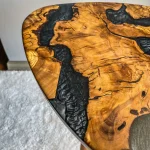 Obsidian Olive Üçgen Sehpa - Görsel 8