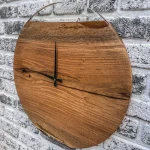 El Yapımı Meşe Ağacı & Şeffaf Epoksi Duvar Saati – Doğal ve Modern Tasarım - Görsel 5